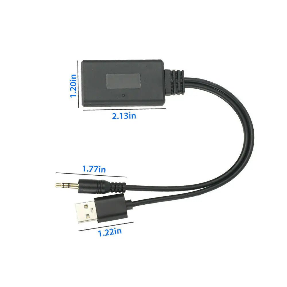 2 In 1 USB Bluetooth 5.0 Transmitter Receiver Adapter Wireless For PC Car Kit - AZ Depot Express