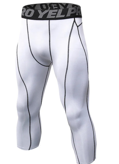 Men's PRO Cropped Fitness Running Training Pants