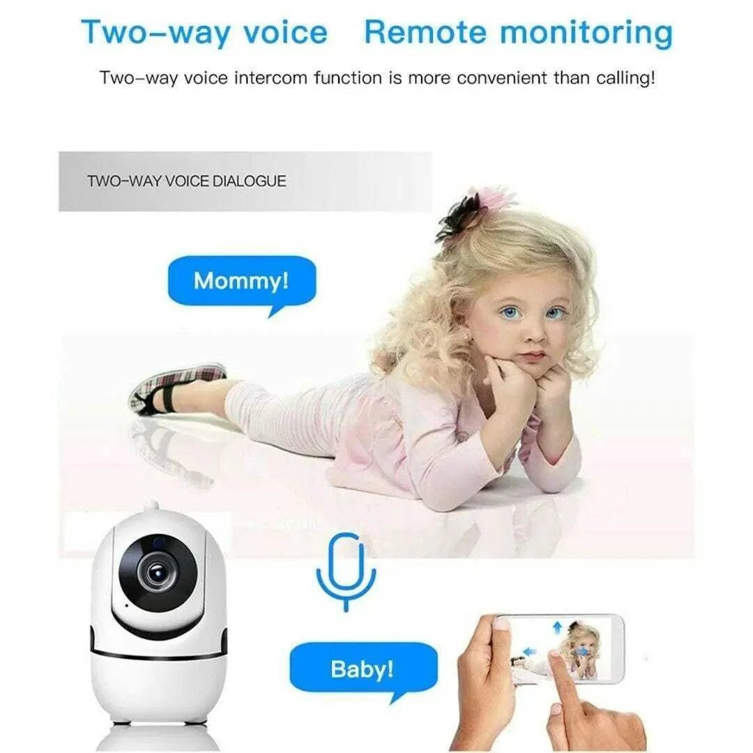 1080P WiFi Wireless Indoor Home Security Camera Night Vision Baby Pet Monitor - AZ Depot Express