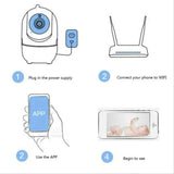 1080P WiFi Wireless Indoor Home Security Camera Night Vision Baby Pet Monitor - AZ Depot Express