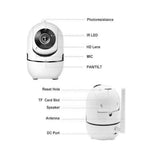 1080P WiFi Wireless Indoor Home Security Camera Night Vision Baby Pet Monitor - AZ Depot Express