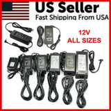 12V Power Supply AC to DC Adapter (1A - 10A) for LED Strip Lights - USA Plug - AZ Depot Express