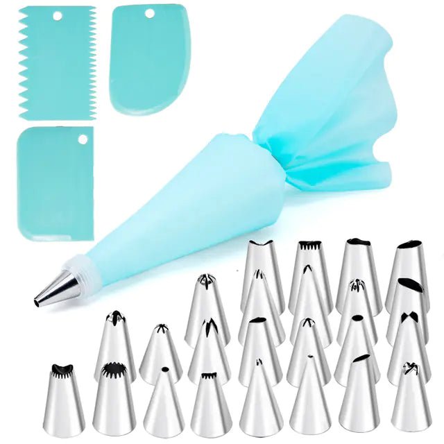 14 - Piece Cake Decorating Tip Set - AZ Depot Express