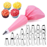 14 - Piece Cake Decorating Tip Set - AZ Depot Express