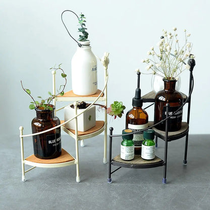 Multi-Layer Folding Plant Stand for Indoor Use