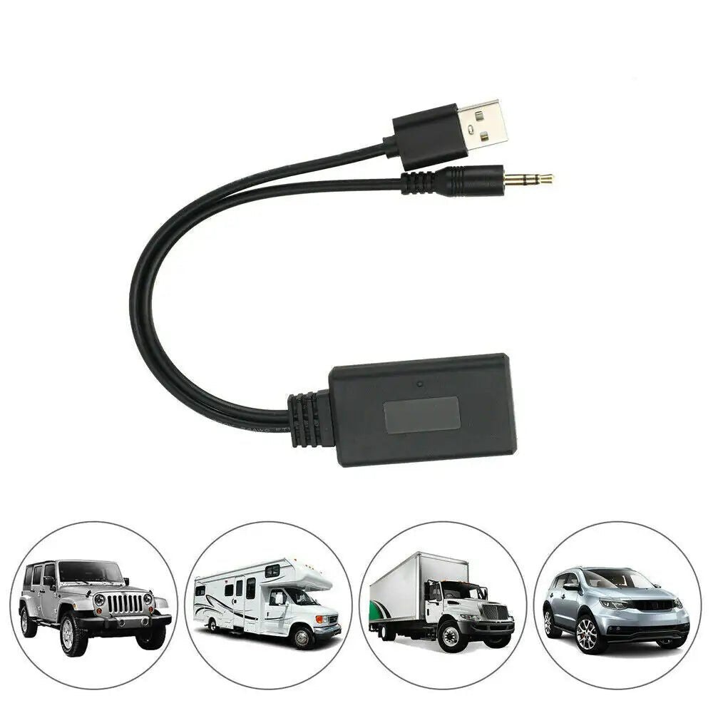 2 In 1 USB Bluetooth 5.0 Transmitter Receiver Adapter Wireless For PC Car Kit - AZ Depot Express