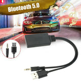 2 In 1 USB Bluetooth 5.0 Transmitter Receiver Adapter Wireless For PC Car Kit - AZ Depot Express