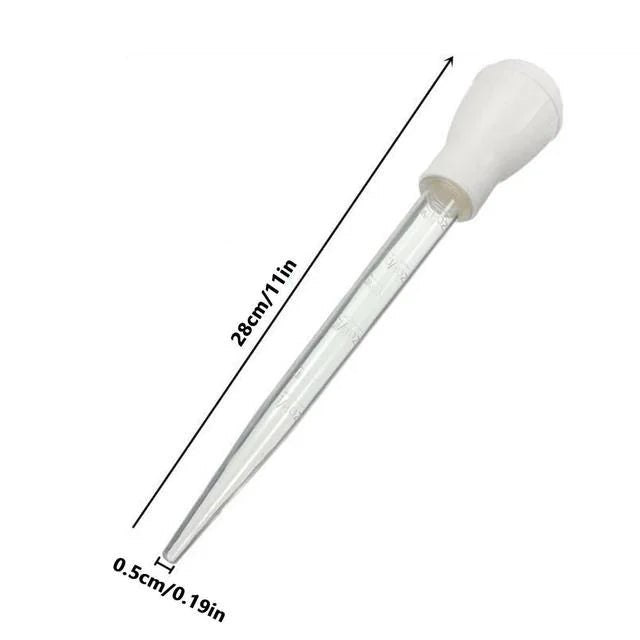 2 PCS Meat & Poultry Baster Heat Resistant BPA Free Turkey Syringe Flavor 30ML - AZ Depot Express