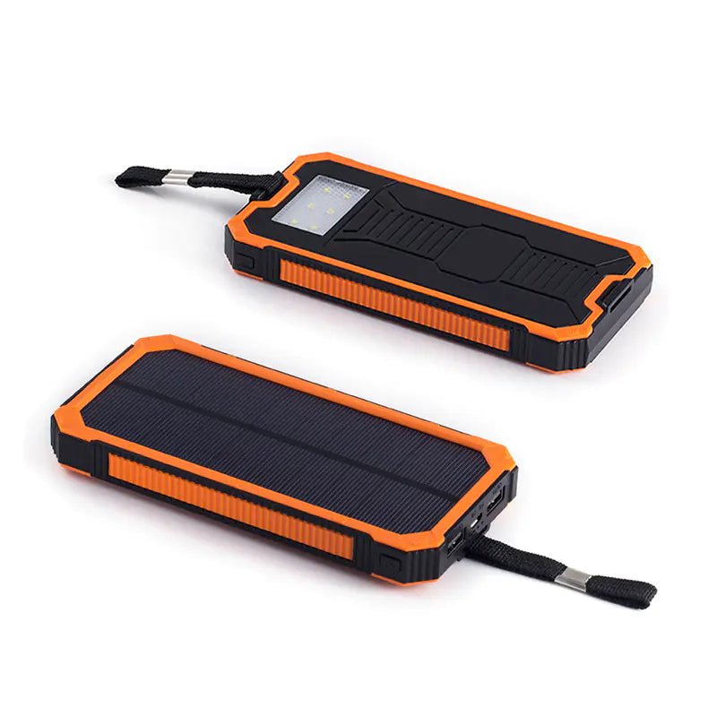 20000mAh Solar Power Bank - Multi - Function Portable Charger with Built - In Cables - AZ Depot Express