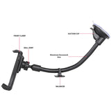 360° Universal Car Windshield Holder Desktop Mount For Cellphone Tablet iPad GPS - AZ Depot Express