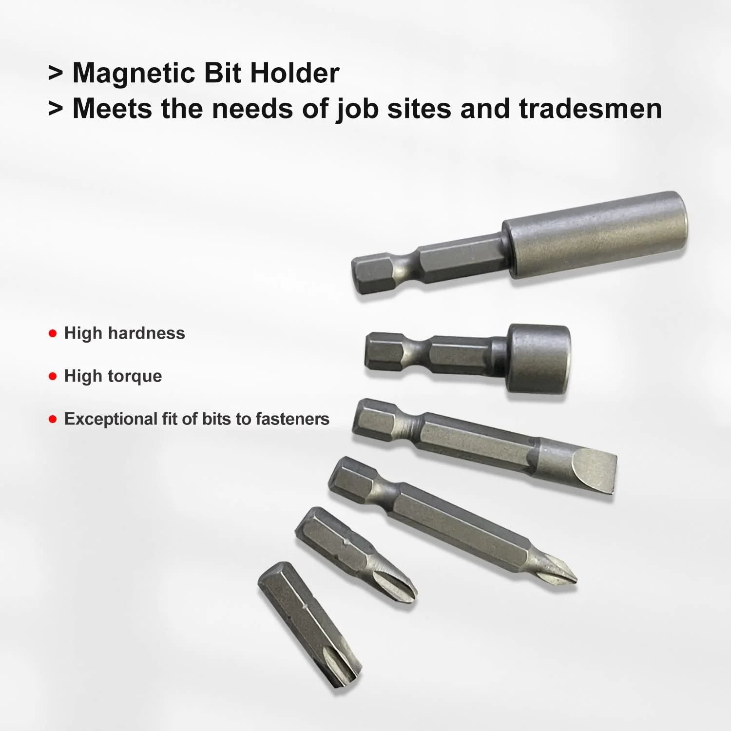37 Piece Impact Screwdriver Bit Set Nut Driver Torx Phillips Tool Magnetic Drill - AZ Depot Express