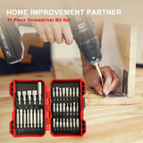 37 Piece Impact Screwdriver Bit Set Nut Driver Torx Phillips Tool Magnetic Drill - AZ Depot Express