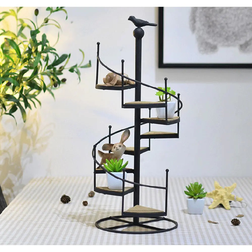 Multi-Layer Folding Plant Stand for Indoor Use