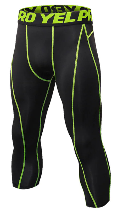 Men's PRO Cropped Fitness Running Training Pants