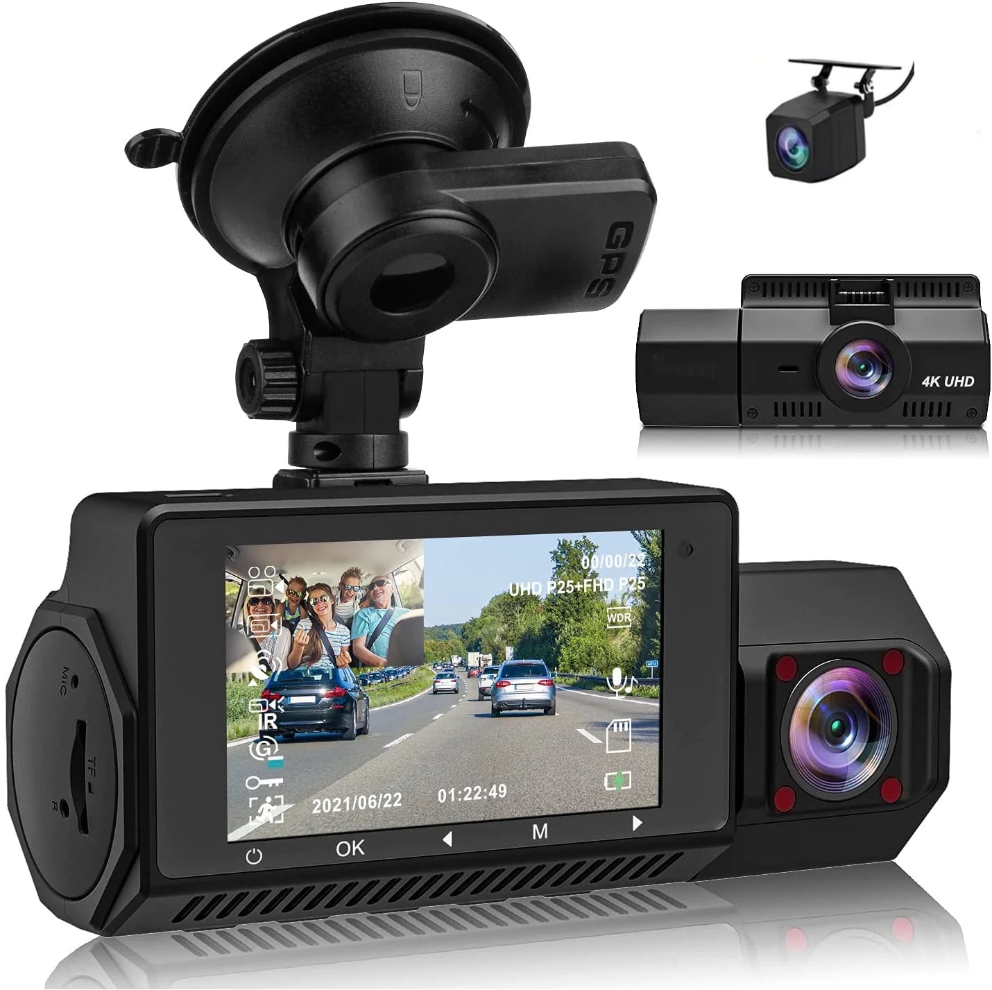 4K WiFi Dashcam with Night Vision - AZ Depot Express