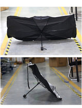 57" Car Windshield Sun Shade Foldable Umbrella Front Window Cover Visor Umbrella - AZ Depot Express