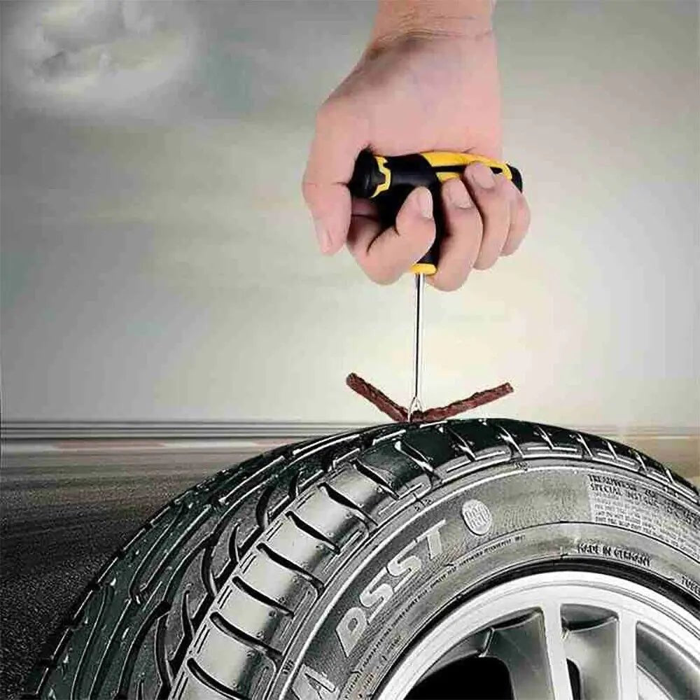 68pc Tire Repair Kit DIY Flat Tire Repair Car Truck Motorcycle Home Plug Patch - AZ Depot Express