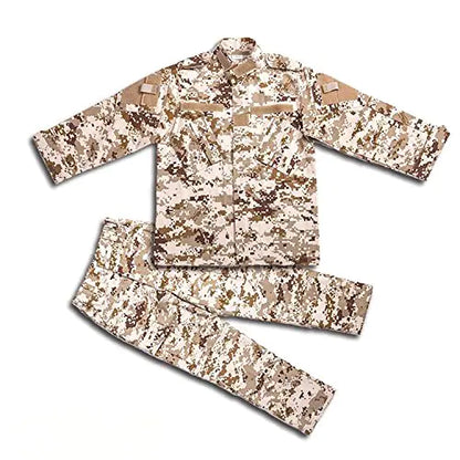 H World Shopping Tactical Airsoft Kids Clothing Children BDU Hunting Military Camouflage Combat Uniform Suit AOR1 120