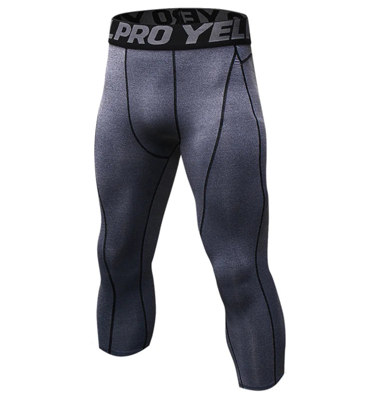 Men's PRO Cropped Fitness Running Training Pants
