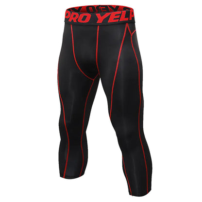 Men's PRO Cropped Fitness Running Training Pants