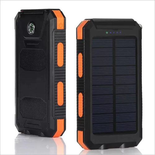 Solar Power Bank - Slim, Outdoor, Waterproof Design