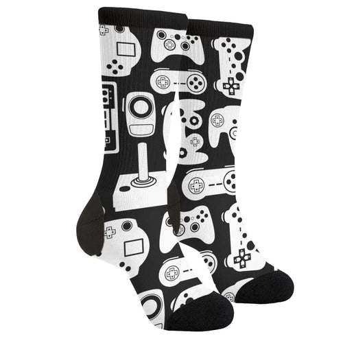 Mens Novelty Funny Gamer Controller Socks Crazy Socks Fashion Casual Socks