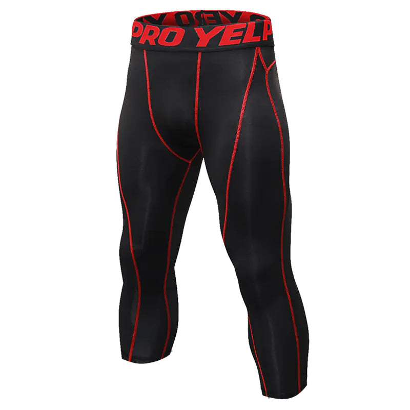Men's PRO Cropped Fitness Running Training Pants