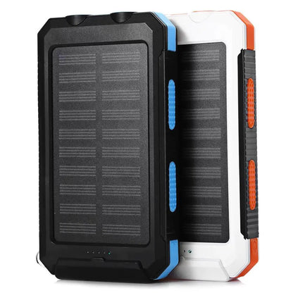 Solar Power Bank - Slim, Outdoor, Waterproof Design