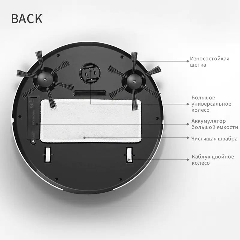 Smart Home Robot Vacuum Cleaner with Voice Control