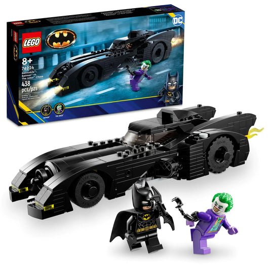 LEGO DC Batmobile: Batman vs. The Joker Chase 76224 Building Toy Set This DC Super Hero Toy Features Batmans Iconic Vehicle with Weapons and a Minifigure Compatible Cockpit DC Gift for 8 Year Olds