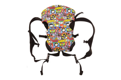 KidsEmbrace Justice League Baby Carrier DC Comics Chibi Elite Carrier Black