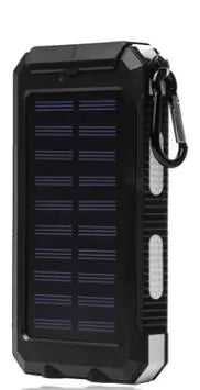 Solar Power Bank - Slim, Outdoor, Waterproof Design