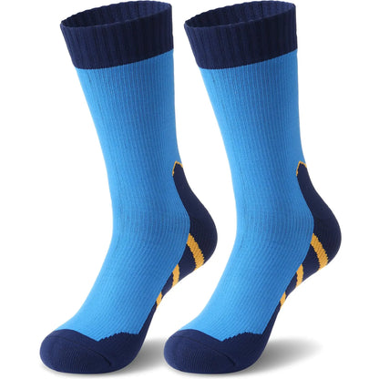JaGely Waterproof Socks Unisex Hiking Socks Fishing Socks Trekking Hiking Wading Sock Breathable Outdoor Socks Skiing Socks Camping Socks for Men Women Large Size