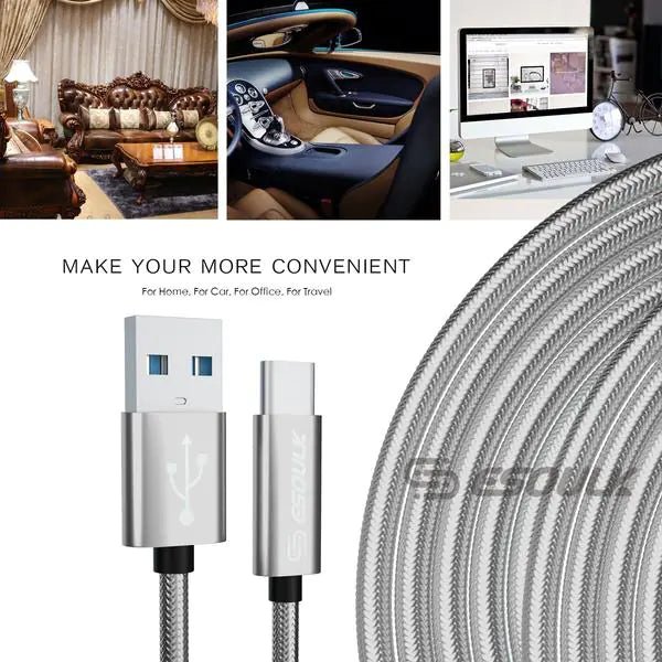 Android Type - C 10FT USB Cable1.7A - AZ Depot Express