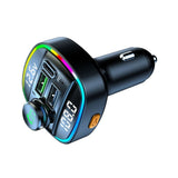 Bluetooth 5.0 Car Wireless FM Transmitter Adapter USB PD Charger AUX Hands - Free - AZ Depot Express