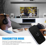 Bluetooth 5.0 Transmitter Receiver 2 IN 1 Wireless Audio 3.5mm Jack Aux Adapter - AZ Depot Express
