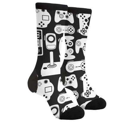 Mens Novelty Funny Gamer Controller Socks Crazy Socks Fashion Casual Socks