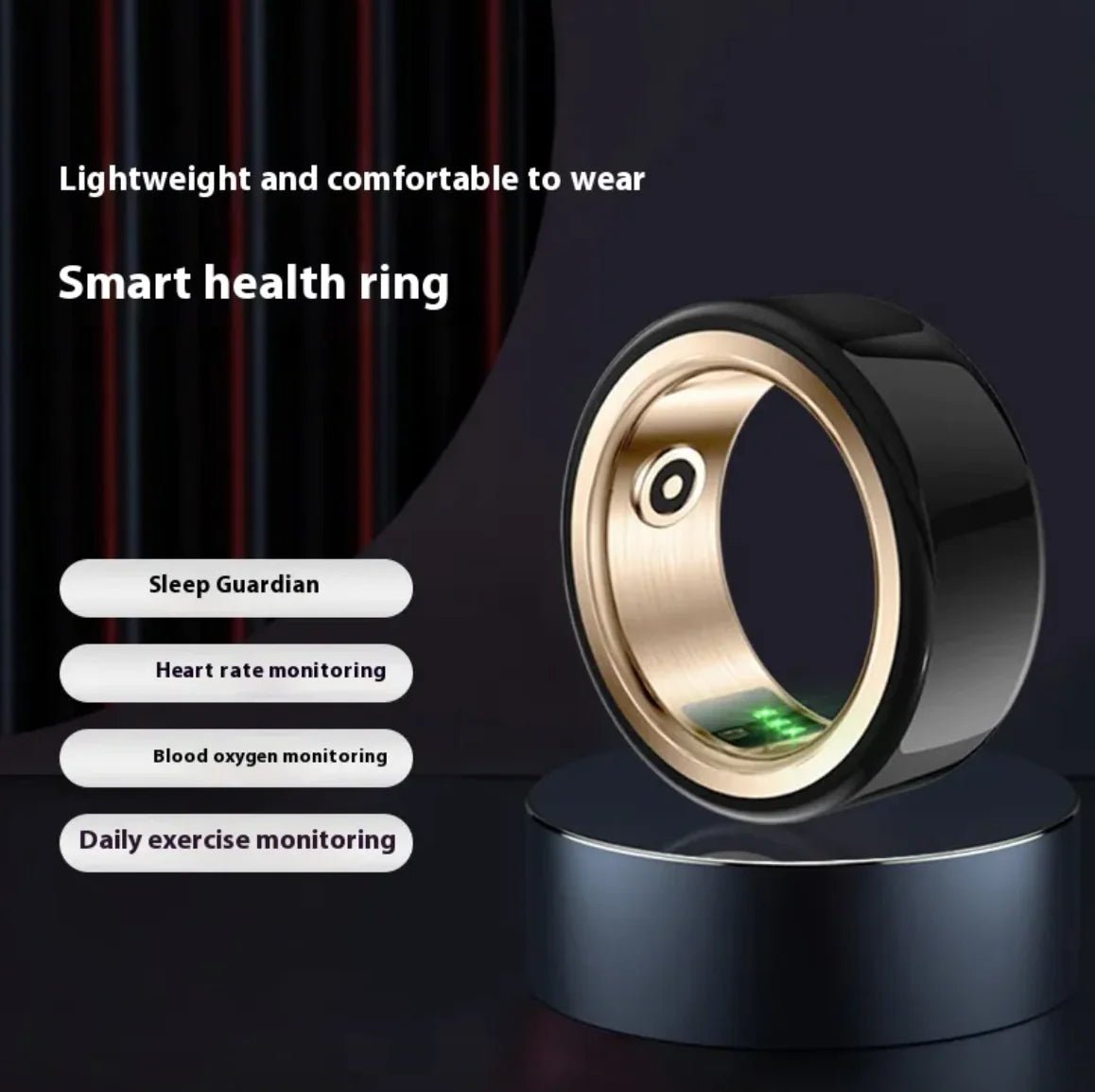 Ceramic Health Monitoring Smart Ring - AZ Depot Express