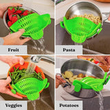 Clip - on Silicone Filter for Pots and Bowls (1 Piece) - AZ Depot Express