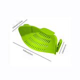 Clip - on Silicone Filter for Pots and Bowls (1 Piece) - AZ Depot Express