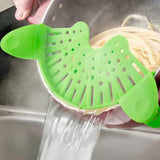 Collapsible Silicone Strainer for Pots and Noodles - AZ Depot Express