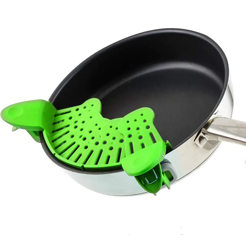 Collapsible Silicone Strainer for Pots and Noodles - AZ Depot Express