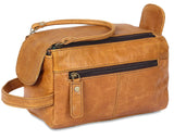 CRAFAT Toiletry Bag for Men - Travel Toiletry Bag for Men - Leather Dopp Kit Shaving Bag for Mens - Gifts for Men Who Have Everything - AZ Depot Express