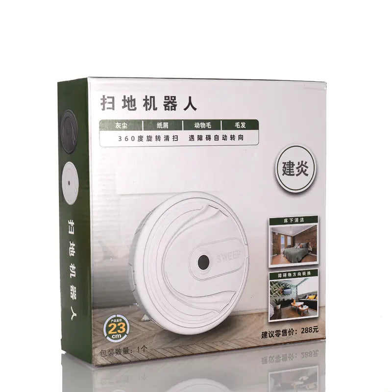 Smart Mini Vacuum Robot, 3-in-1 Sweeping & Mopping