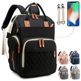 Dalaura Diaper Baby Changing Bag | Ultra Lightweight Baby Backpack Diaper Bag | Travel Diaper Bag With Portable Changing | Large Unisex Backpack Nappy Bags | Diaper Bags for Baby Boy (Black) - AZ Depot Express
