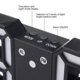 Digital 3D LED Big Wall Desk Alarm Clock Snooze 12/24 Hours Auto Brightness USB - AZ Depot Express
