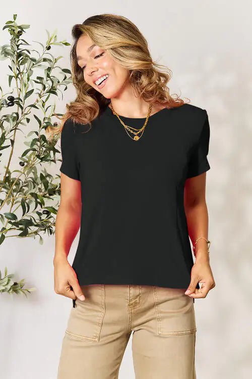 Essential Round - Neck Top - AZ Depot Express