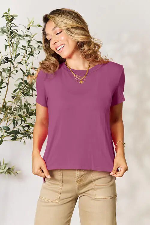 Essential Round - Neck Top - AZ Depot Express