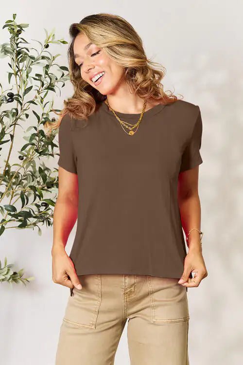 Essential Round - Neck Top - AZ Depot Express