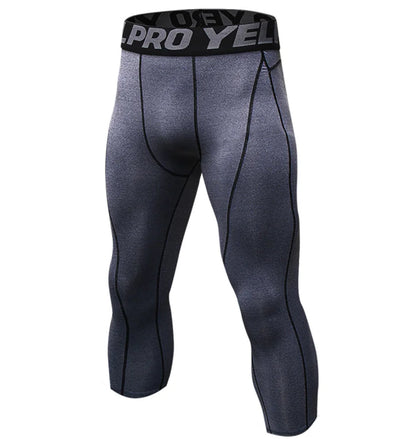 Men's PRO Cropped Fitness Running Training Pants